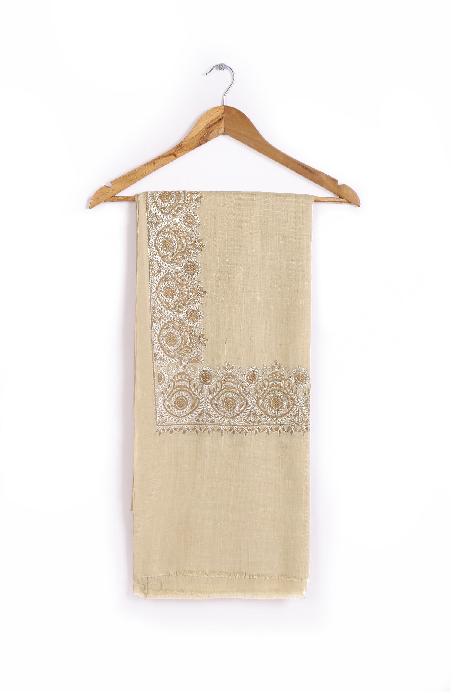 Tilla Machine Border Pashmina Shawl